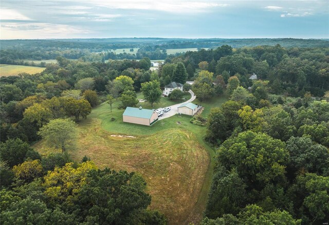 aerial view