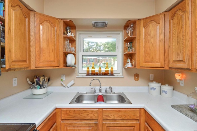 kitchen featuring sink