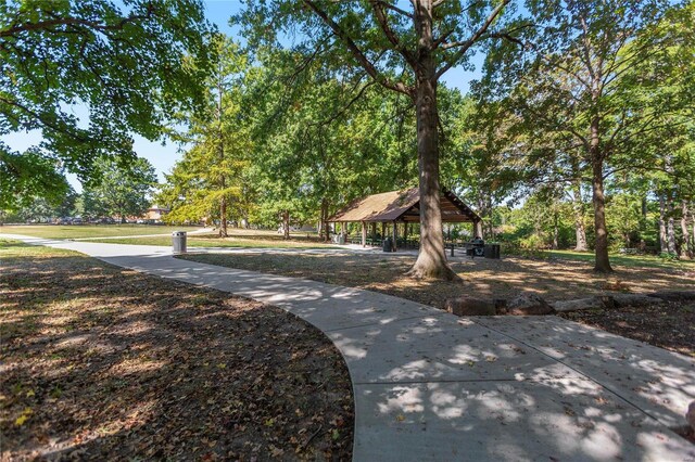 view of home's community featuring a gazebo