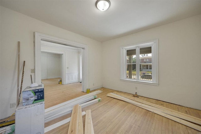 interior space featuring hardwood / wood-style floors