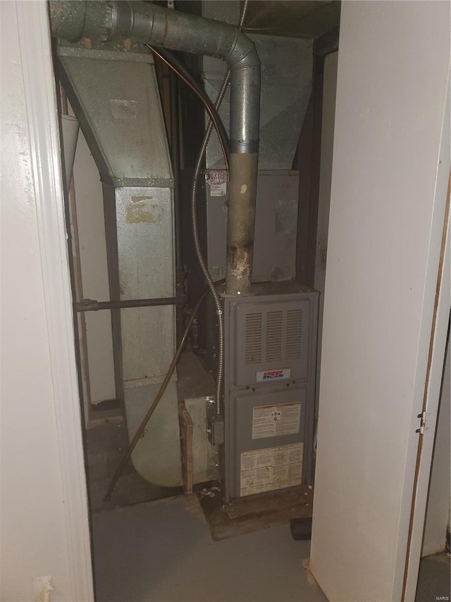 view of utility room