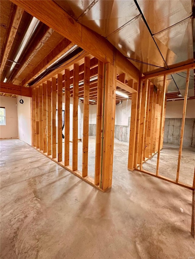 miscellaneous room featuring concrete flooring