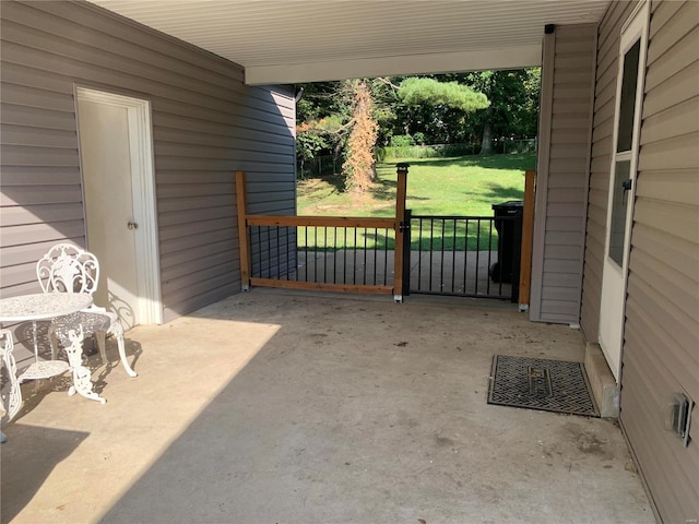 view of patio / terrace