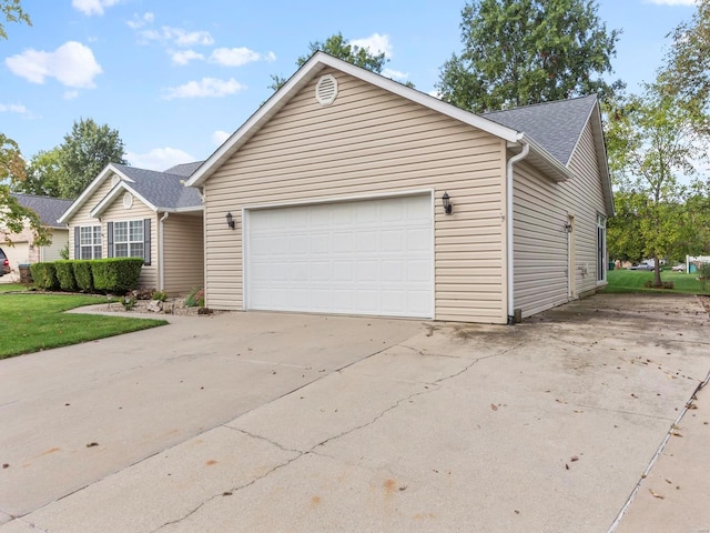 ranch-style house with a garage