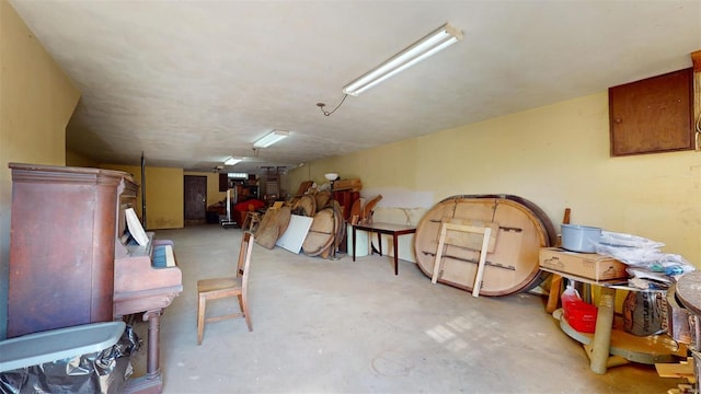 view of basement