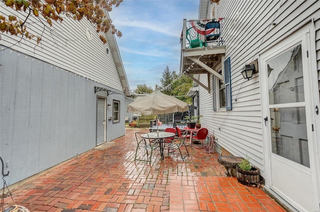 view of patio