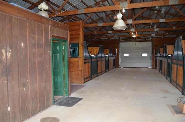 view of horse barn