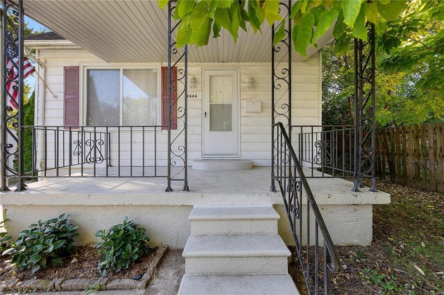 view of property entrance