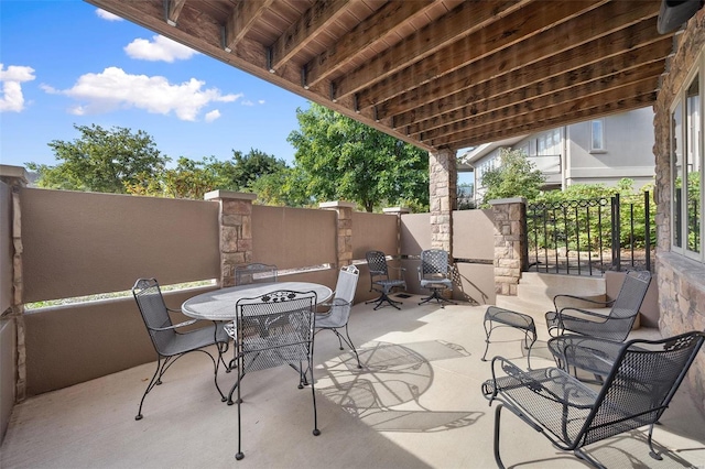 view of patio / terrace