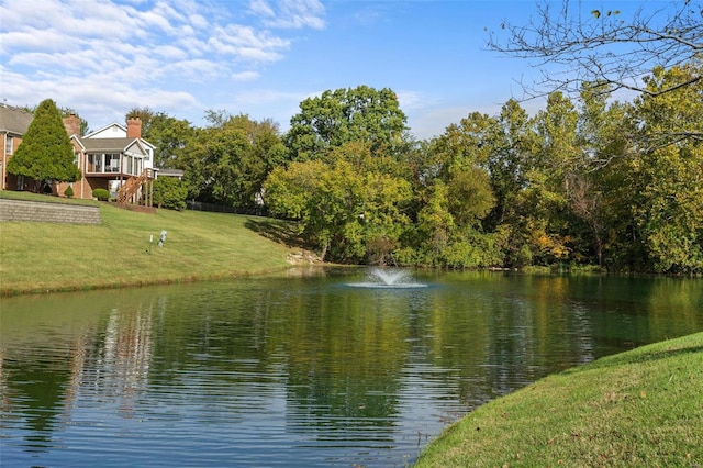 property view of water