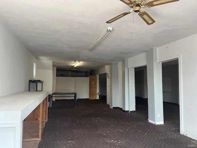 miscellaneous room with ceiling fan