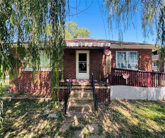 view of front of home