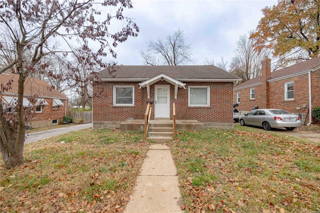 view of bungalow-style home