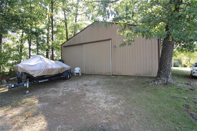 view of outbuilding