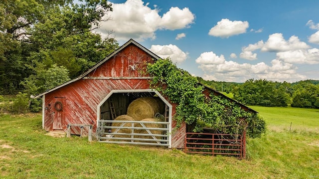 view of stable