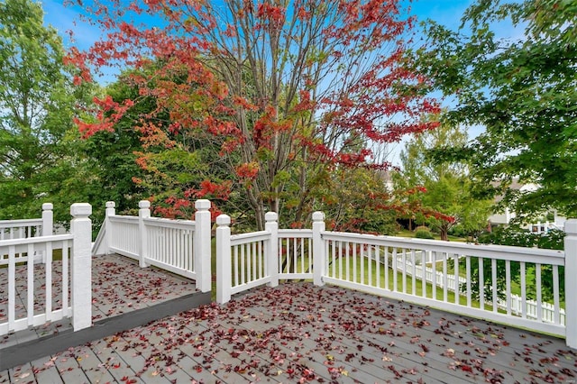 view of deck