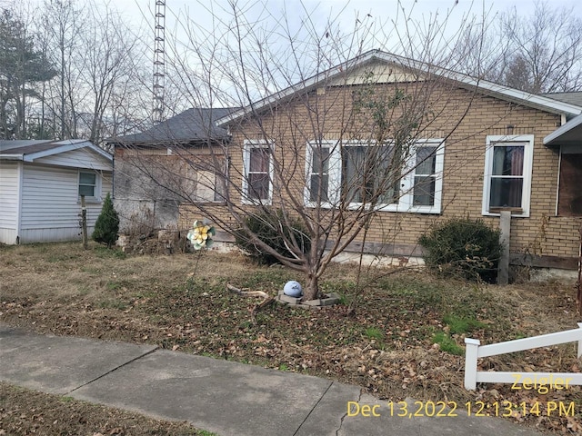 view of front of home