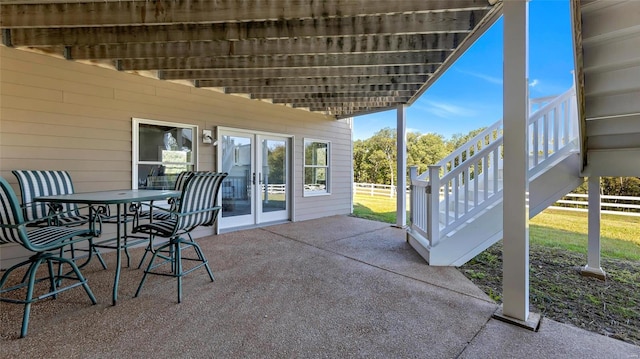 view of patio