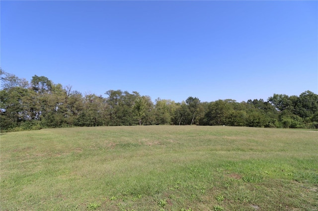 view of landscape featuring a rural view