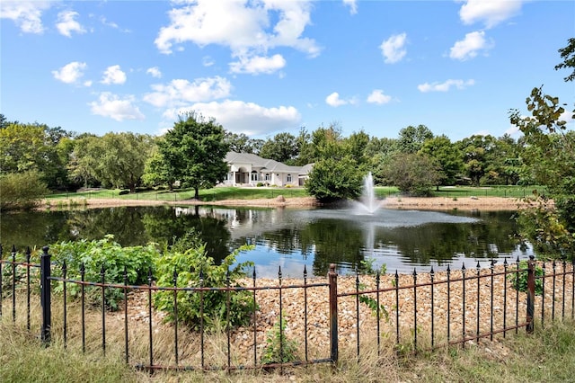 property view of water