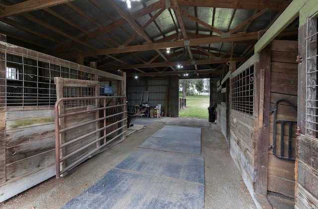 view of stable