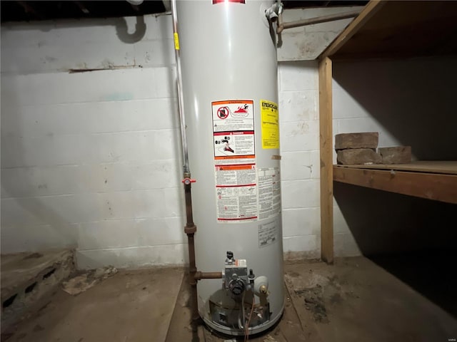 utilities featuring water heater