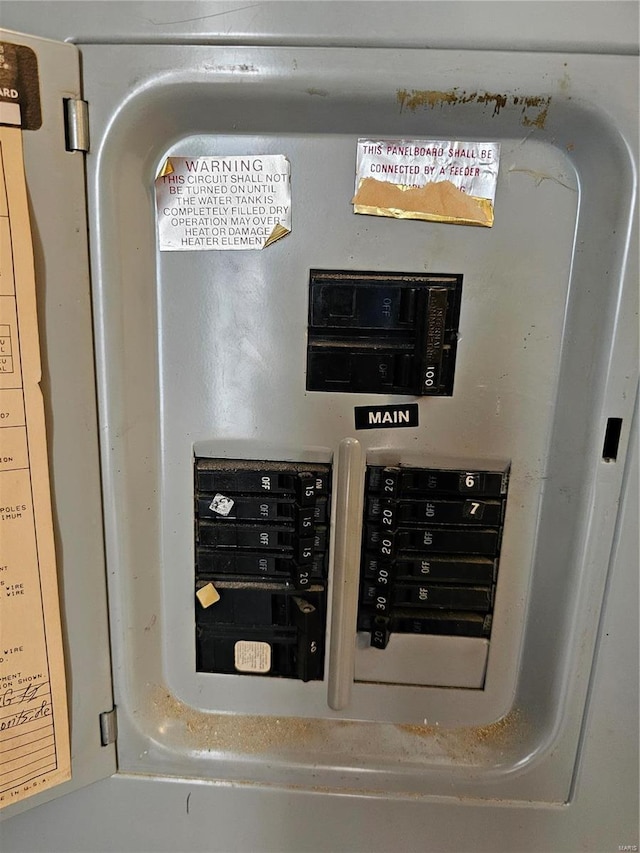 utilities with electric panel