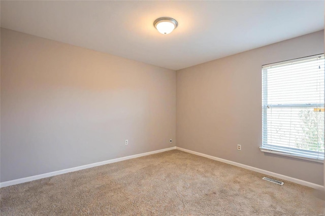 carpeted empty room with a wealth of natural light