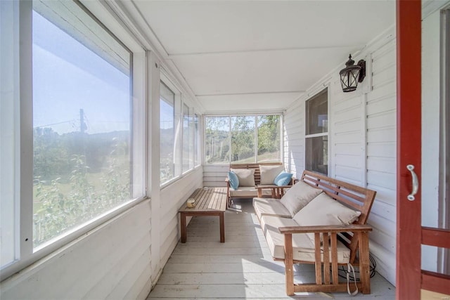 sunroom featuring a healthy amount of sunlight