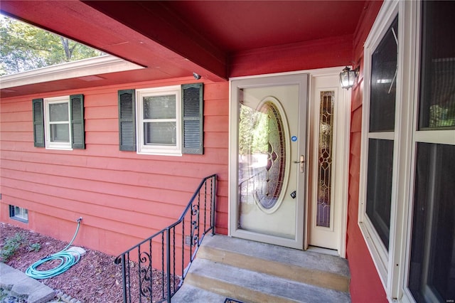 view of property entrance