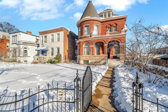 view of victorian home