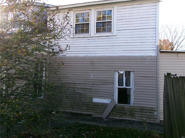 view of side of home