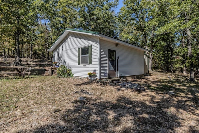 view of rear view of property