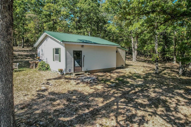 view of rear view of property