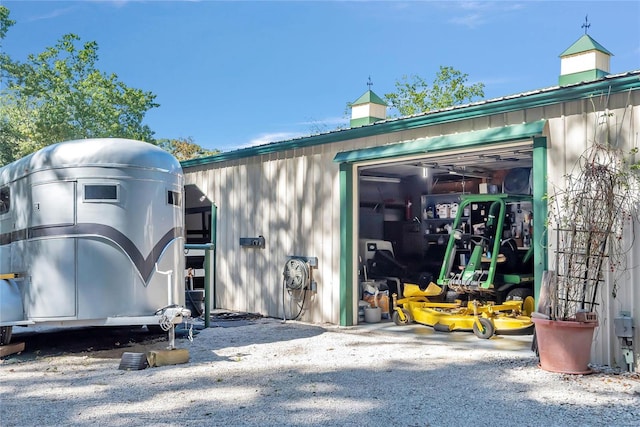 view of outbuilding