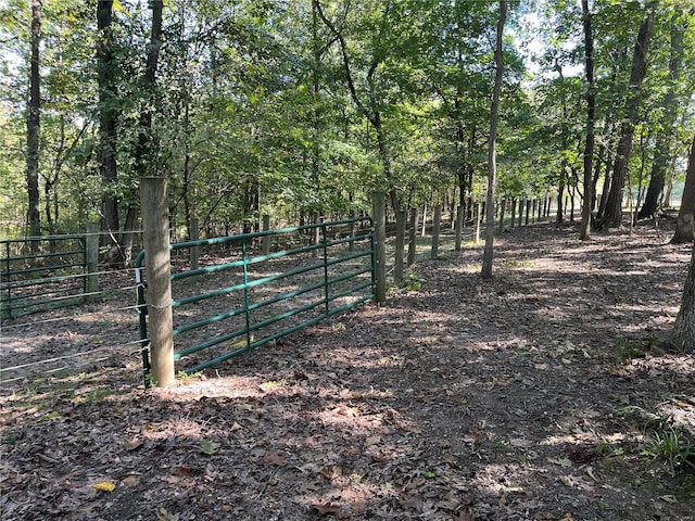 exterior space featuring fence