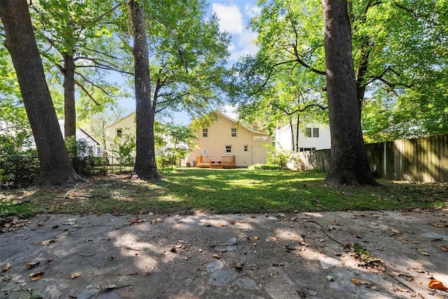 view of yard