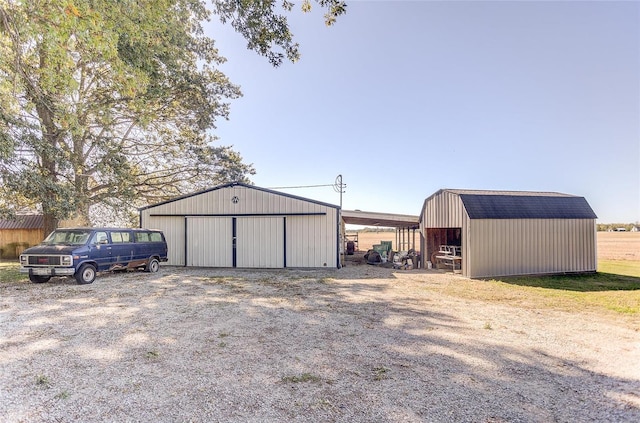 view of outbuilding