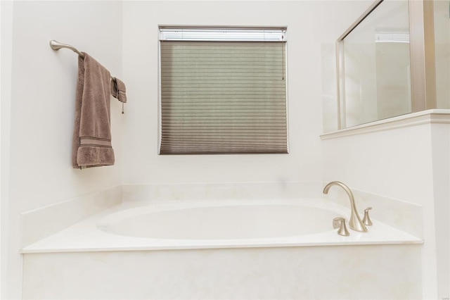 bathroom with a bathing tub