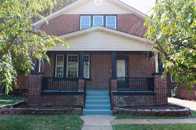 bungalow-style home featuring a porch