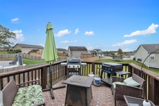 exterior space featuring grilling area