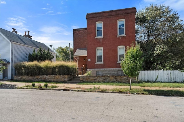 view of front of home