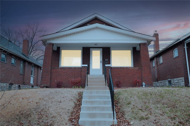 bungalow with covered porch