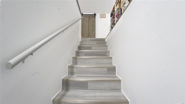 view of stairway