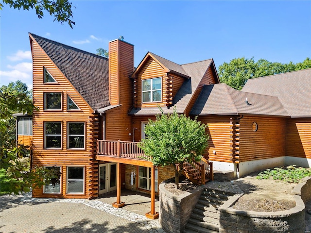 back of house featuring a patio