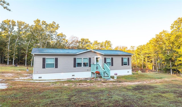 view of manufactured / mobile home