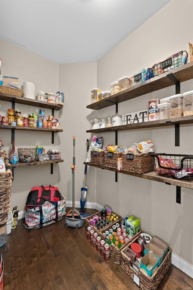 view of pantry