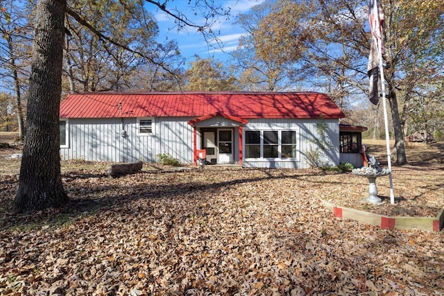 view of back of property