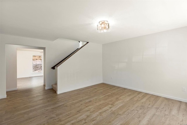 interior space with wood-type flooring