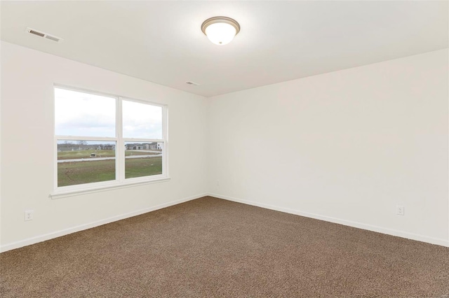 empty room with carpet floors